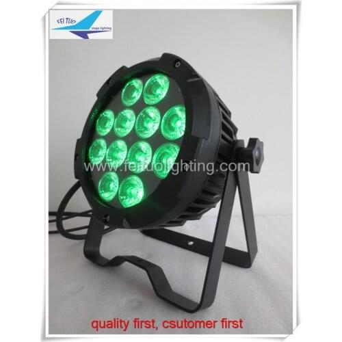 12/lot 12x15w rgbaw 5 in 1 led par light or LED Flat Slim Par Stage Light IP 65 Without Fan Quiet