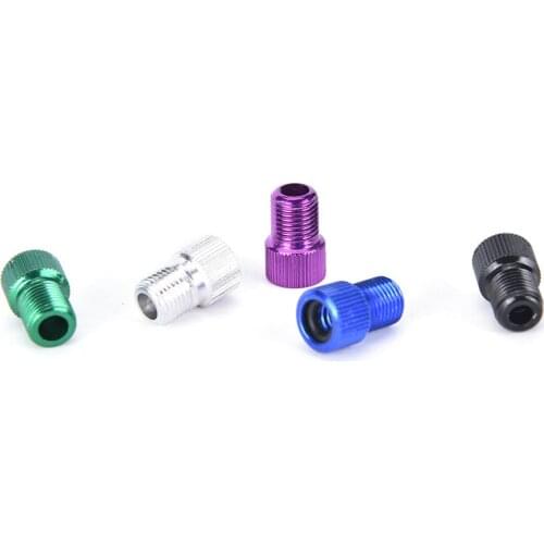 5Pcs Presta to Shrader Valve Adapter Bicycle Road Bike Tire Valve Adapters Tube Tool Converters Cycling Bicycle Pump Accessories