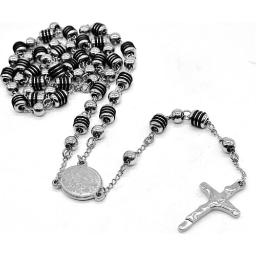 AMUMIU Factory Multicolor Rosaries low in Dark Plastic Rosary Beads Luminous Necklace Catholicism Prayer Religious Jewelr HZN200