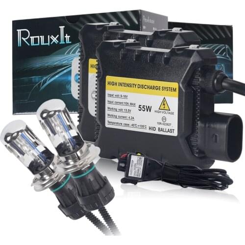 55W bi xenon H4-3 HID Kit For Car Headlight 4300K 5000K 6000K 8000K h4 xenon bulb Car Light Source bixenon lamp