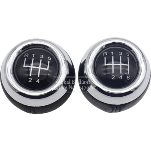 5 6 Speed Car Gear Shift Knob MT Lever Shifter Knob Head Black Case For Mini Cooper R55 R56 R57 R58 R59 R60 R61 F54 F55 F56 F57