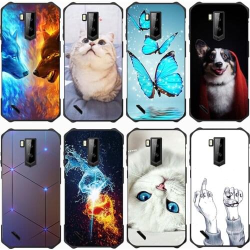 For Ulefone Armor X5 case Rose Wolf Cute Patterned Cover Soft Silicon Phone Case for ulefone armor x5 Case Fundas for armor X5