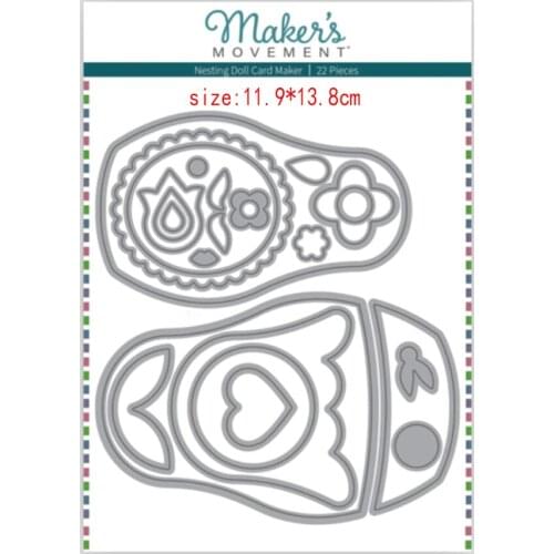 Sirius Matryoshka doll New Metal Cutting Dies DIY Scrapbooking Embossing Craft Die dies scrapbooking nouveau arrivage 2021