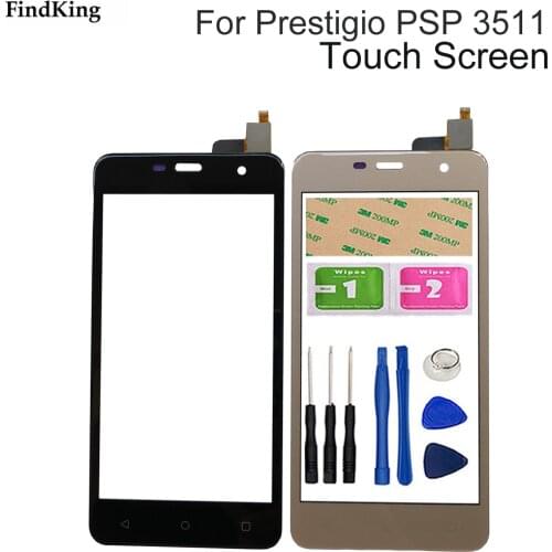 Mobile Touch Screen For Prestigio Muze G3 Lte PSP3511 Duo PSP 3511 Touch Glass Screen Digitizer Panel Sensor Tools Adhesive