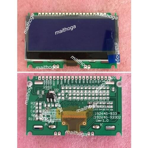 20PIN COG 19264 LCD Display Module ST7525 Drive IC White/Blue Backlight SPI/IIC/Parallel Interface 3.3V 5V