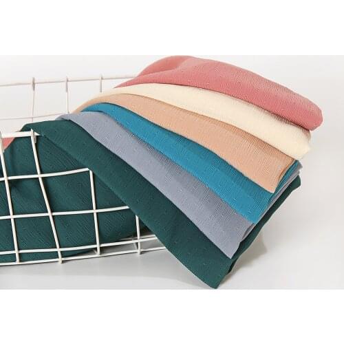 Newest Pleated Chiffon Scarf Crinkle Shawl Hijab Muslim Scarves Women Head Wrap Solid Color Headband High Quality Headscarf