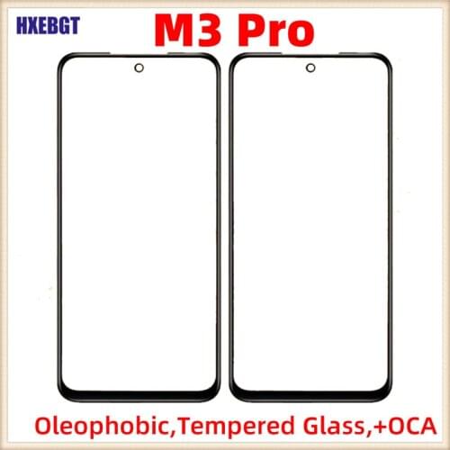 LCD Screen Outer Glass Lens For Xiaomi Poco M3 Pro 5G Front Panel Temered Glass Lens Tempered Glass Cover Lens Parts
