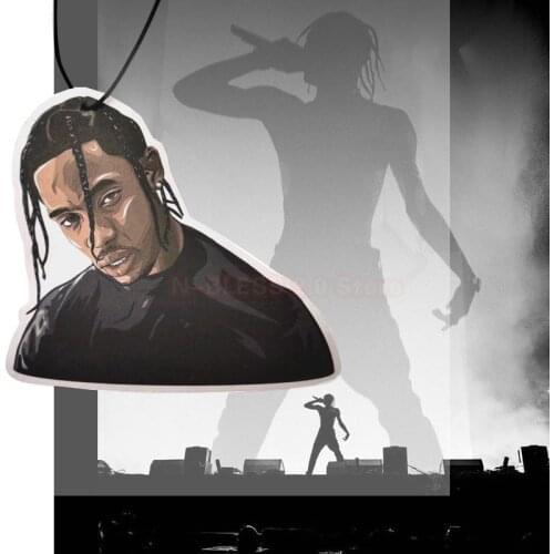 Hot Hip Hop Rap Music Art Car Hanging Accessories Car Perfume Pendant Hanging Car Air Freshener Diffuser Automobiles Ornaments