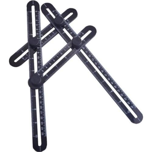 Professional Template Tool Polygone Measuring Protractor Polygone Ruler Builders Craftsmen Engineers Layout