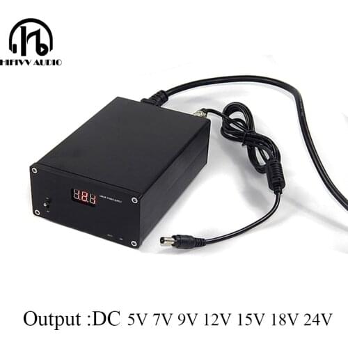 15VA Hifi linear power DC-1 USB amp DAC external power supply with digital display choose 5V 6V 7V 9V 12V 15V 24V Output
