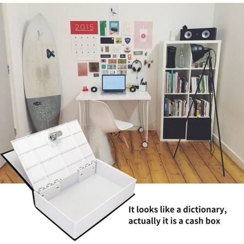 Dictionary Mini Safe Box Book Money Hidden Secret Security Safe Lock Cash Money Coin Storage Jewellery key Locker For Kid Gift