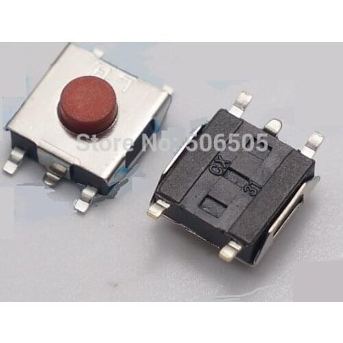 SMT 6X6X3.1MM 5pin Tactile Tact Push Button Micro Switch 100pcs/lot