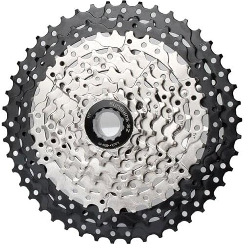 SUNSHINE Mountain bike flywheel 27 9 speed 11-46T aluminum alloy cassette bicycle flywheel mtb sprocket Freewheel