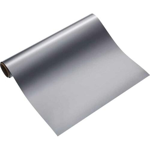 Heat transfer PU vinyl silver color Iron On transfer for tshirts vinyl rolls HTV heat press home decor easy cut weed vinyl film