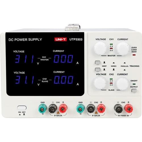 UNI-T UTP3303/3305 DC Power Supply Programmable Adjustable Digital Voltage Dual-channel Three-way Adjustable 32V/3A