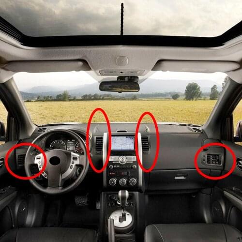 Left Right Dashboard car Air Conditioning Outlet Vent for X-Trail air outlet 2008 2009 2010 2011 2012 2013