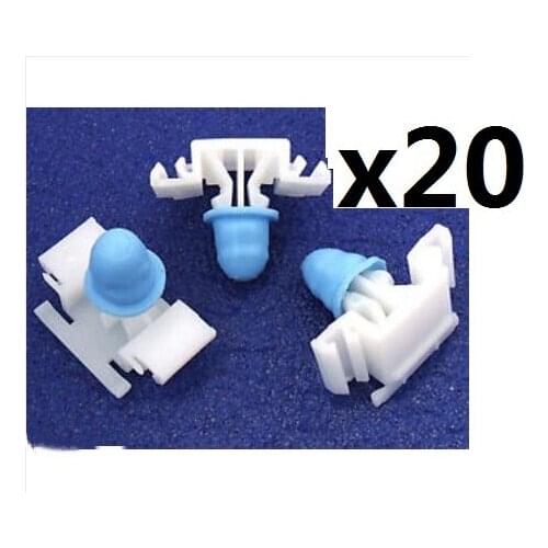 20x For BMW E36 Exterior Side Moulding / Door Bumpstrip Fastener Clips - inc M-Tech