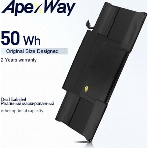 7.3V New Laptop Battery A1405 A1496 For Apple MacBook Air 13.3" MC965 MC966 MD231 MD232 A1369 (Mid-2011) A1466 (Mid-2012) 50Wh