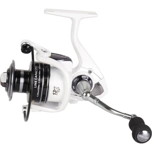 TXL7000 Superior Quality White Metal CNC Spinning Fishing Reel Fixed Spool Reel 13 +1 BB Bait Casting Reel