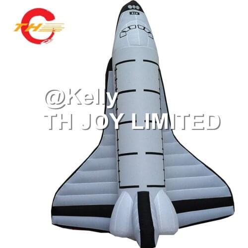 Free air shipping giant inflatable space shuttle for sale, outdoor advertising inflatable spaceship model, air inflate rocket