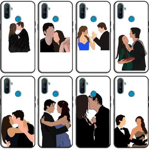 Elena Damon The Vampire Diaries Cover For OPPO Realme C3 C11 C15 XT 5 6 7 X2 X7 Pro GT Case For OnePlus 8 Pro Nord 7T 8T Cover