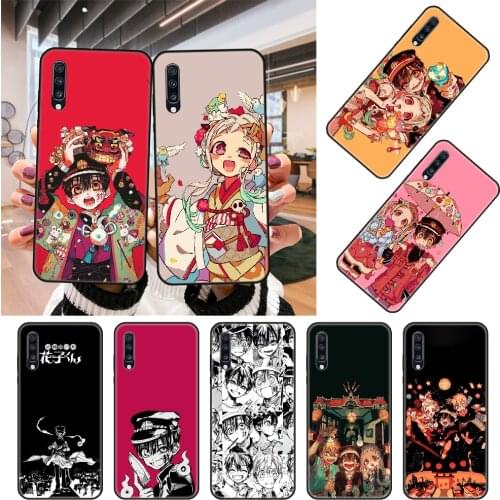 Phone Case For Samsung Galaxy A 50 51 71 70 80 7 5 10 40 20 30 41 21 S E Black Cover Coque Tpu Back 3D Prime Anime Toilet-bound