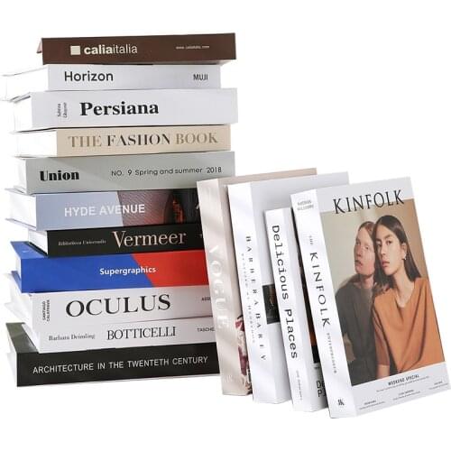 Modern Home Decor Simulation Book Decoration Open Book Model Fashion Fake Book Decor For Womens Living Room Fold Book