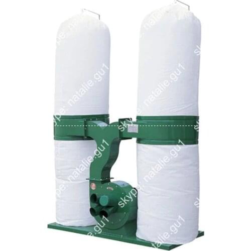 MF9030 3KW 4HP Wood Dust Collector Saw Dust Extractor Dust Aspiration Double Barrels 4 Bags