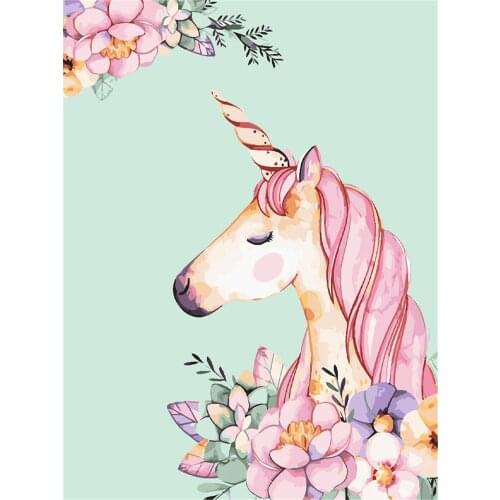 Cartoon Rainbow Unicorn Horse Animal DIY Cross Stitch Embroidery 11CT Kits Craft Needlework Set Cotton Thread Printed Sell