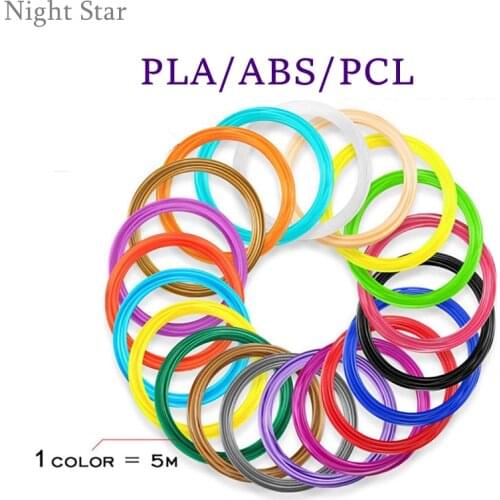 3D Pen Filament 3D Pen Printer Filament Refills PLA/ABS/PCL 1.75mm 3D Printing Pen Filament