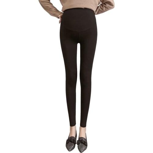 Modal Solid Color Maternity Leggings For Pregnant Women Pregnancy High Waist Clothes Spring Summer Casual Skinny Pencil Pants