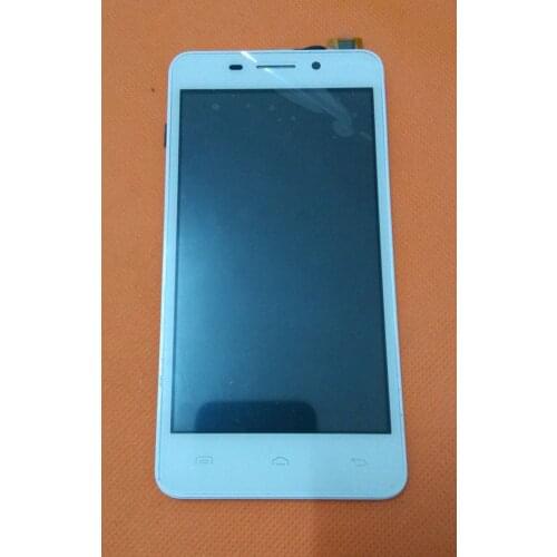 Used Original LCD Display +Digitizer Touch Screen Glass+ Frame for Doogee DG280 LEO 4.5 Inch MTK6582 Quad Core Free shipping