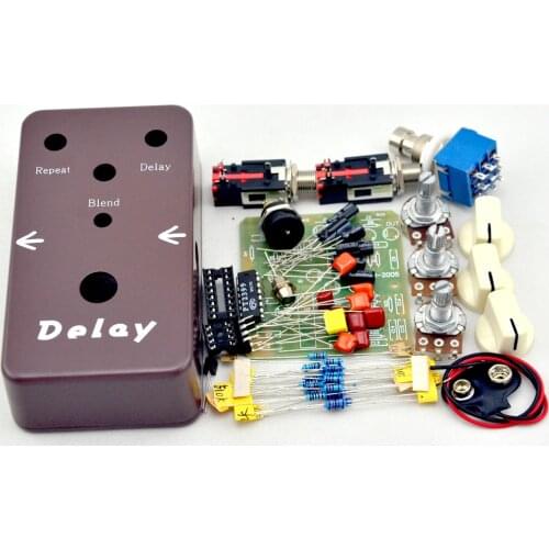 DIY Delay Guitar Effects Pedal Kits With 1590B And ICPT2399,TL072CP Pedal Kits