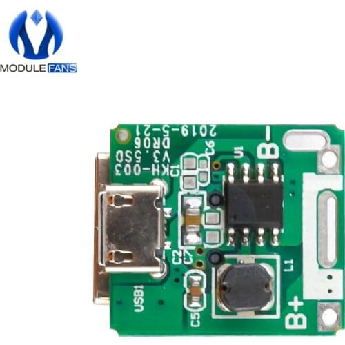 10PCS Micro USB Step Up Power Supply Boost Converter Board Lithium Battery Charging Protection Module LED Display DIY Charger 5V