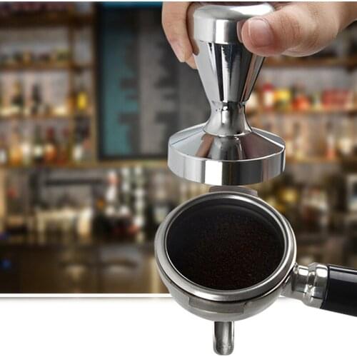 Stainless Steel 51mm Tamper Handmade Coffee Pressed Powder Hammer Espresso Maker Cafe Barista Tools Machine Accessories