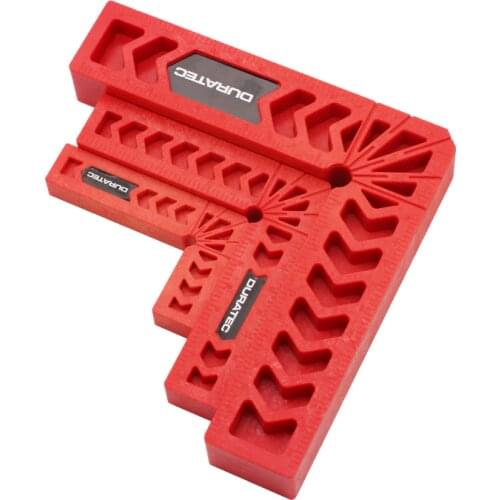 DURATEC 90 degree right angle clamp L-square holder ruler clamping squares woodworking tools 3&quot 4&quot 6&quot 8&quot