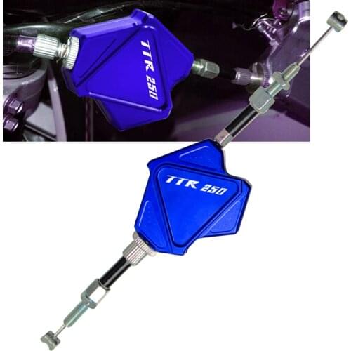 For YAMAHA TTR250 TTR 250 TT250R 1993-2013 1997 1998 1999 2000 2001 2002 2003 2004 CNC Stunt Clutch Lever Easy Pull Cable System