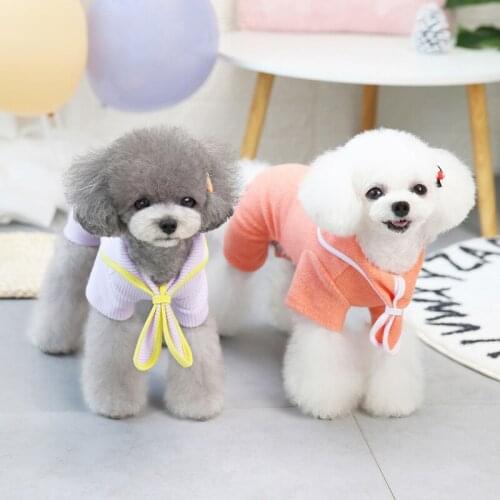 The Dog Warm Clothes Qiu Dong Outfit Teddy Small Dogs Pet Clothes of Wool French Bulldog Cat Puppy costume sweater