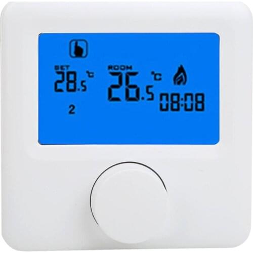 HYO6BW Digital LCD Display Heating Programmable Thermostat Temperature Controller Thermoregulator With Heating Cooling Function