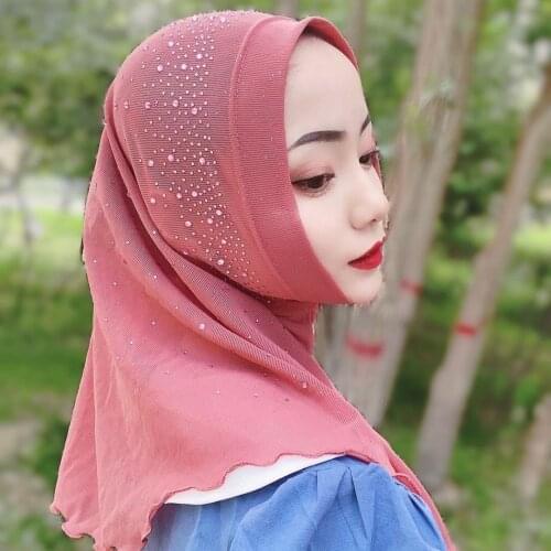 Ventilate Arabian Cheap Shawls Easy To Wear Muslim Hijabs For School