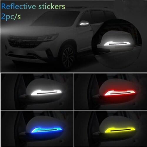 High Quality Firm Durable Bicycle Car Four-colors Striking Pattern Reflective Warning Stickers