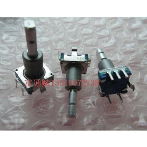 Japan ALPS rotating pulse encoder coding switch EC11 belt switch 30 bit 15 pulse 21mm thin handle
