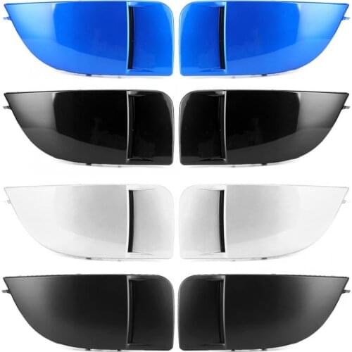 1 Pair Car Front Fog Light Lamp Covers Bumper Cover Cap Trim Protection For Subaru Impreza STI WRX 2004-2005 Car Lamp Mask Cover