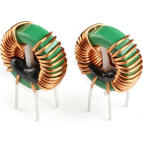 2pcs 10A Power Filter Inductor Common Mode Inductor Wire Choke Ring Inductance 22*14*8MM