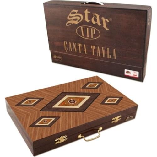 2021 VIP Bag Backgammon Set Kit Leisure Wood Folding Gift International Toys Travel Games Chessboard Large