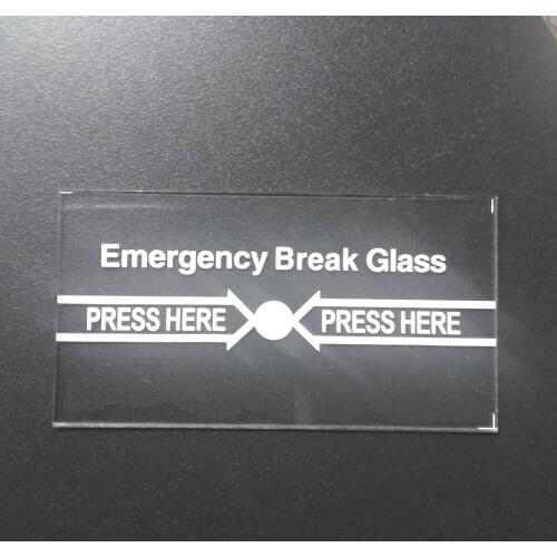 Emergency Door Release Switches repair Glass