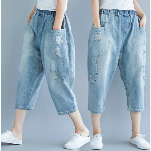 Cheap wholesale 2019 new autumn winter Hot selling womens fashion casual Denim Pants MC131