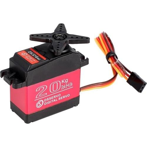 DSSERVO DS3218MG 20kg Metal Gear Digital Steering Servo for RC Baja Car Buggy Truck Boat Airplane Helicopter