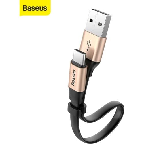 Baseus USB Type C cable for Samsung S9 Plus S8 for huawei mate 10 lite USB charging charger cable fast charging wire cord USB C