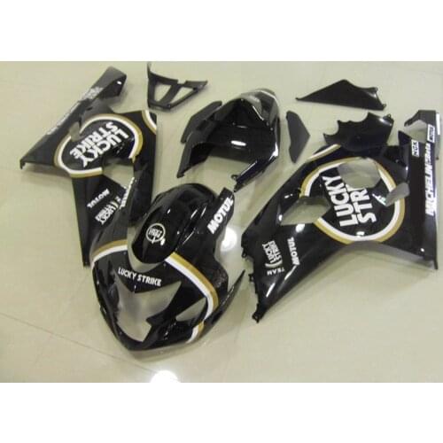 Motorcycle Fairing Kit for SUZUKI GSXR 600 750 K4 04 05 GSXR600 GSXR750 2004 2005 ABS Gloss black Fairings set+7gifts SA30